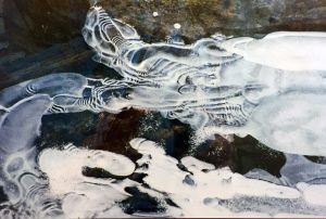 "Frozen Creek," by Leonard Mermel.