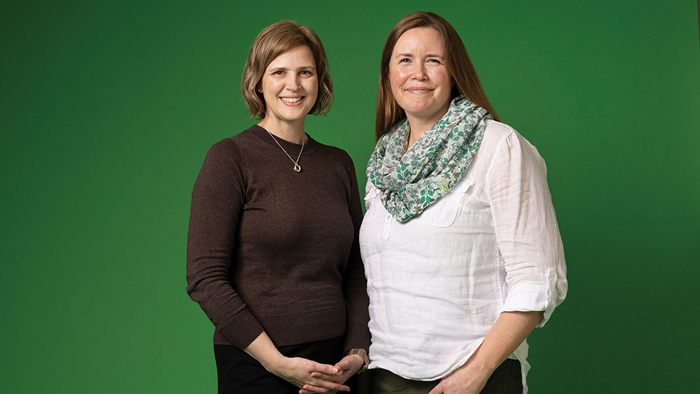 two people posing for a photo