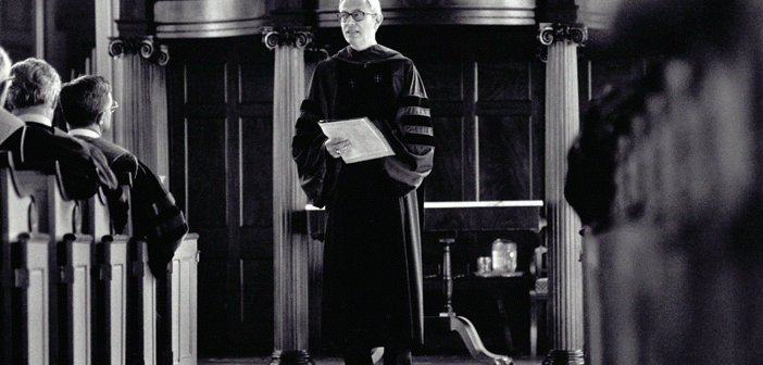Stan presided over the first medical graduation of the modern era on June 2, 1975, in Providence’s First Unitarian Church. On May 1, 2015, the first of two memorial services in his honor was held there.