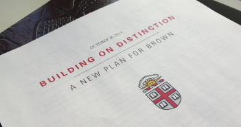 The Dean's strategic plan is a key feature of President Christina Paxson's "Building on Distinction: A New Plan for Brown." (Credit: Jumoke Akinrolabu Dumont)