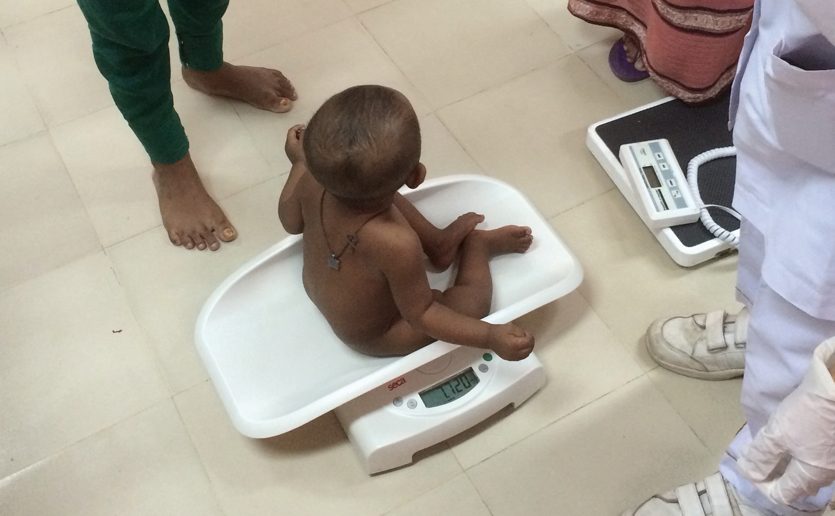 A simple new score predicts the severity of dehydration among young children in Dhaka, Bangladesh. Researchers validated the score by comparing predictions with the change in weight after rehydration. Photo courtesy Adam Levine